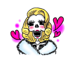 Lady Skull sticker #5927871