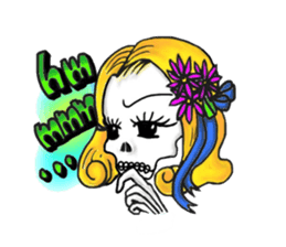 Lady Skull sticker #5927872