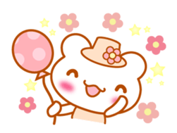 Let's speak with rabbit ,cat,bear,chick sticker #5928355