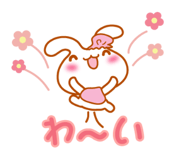 Let's speak with rabbit ,cat,bear,chick sticker #5928356