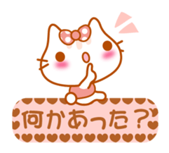 Let's speak with rabbit ,cat,bear,chick sticker #5928362