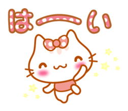 Let's speak with rabbit ,cat,bear,chick sticker #5928368