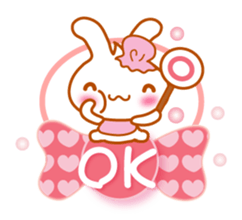 Let's speak with rabbit ,cat,bear,chick sticker #5928369