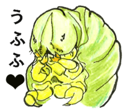Lovely caterpillar sticker #5928832