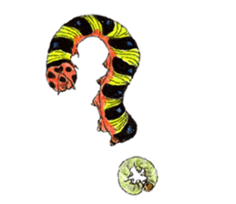 Lovely caterpillar sticker #5928838