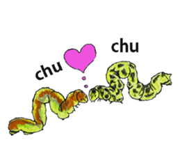 Lovely caterpillar sticker #5928839