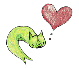 Lovely caterpillar sticker #5928851