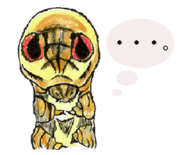 Lovely caterpillar sticker #5928853