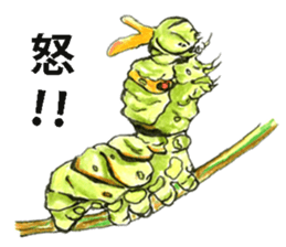 Lovely caterpillar sticker #5928870