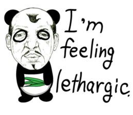 half and half. face to face. English sticker #5929152