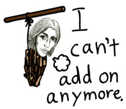 half and half. face to face. English sticker #5929168