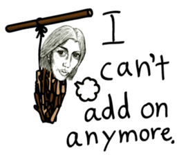 half and half. face to face. English sticker #5929168