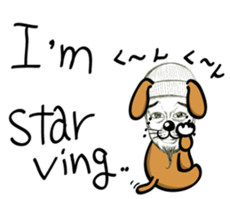 half and half. face to face. English sticker #5929172