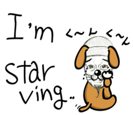 half and half. face to face. English sticker #5929172