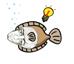 half and half. face to face. English sticker #5929175