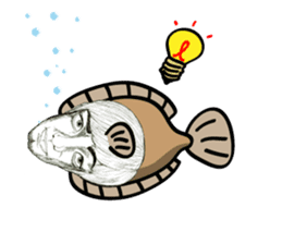 half and half. face to face. English sticker #5929175