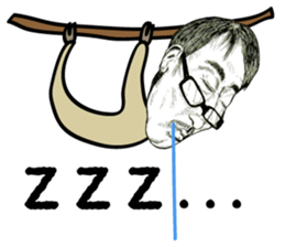 half and half. face to face. English sticker #5929183