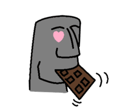 Messenger from Easter Island 2 sticker #5929370
