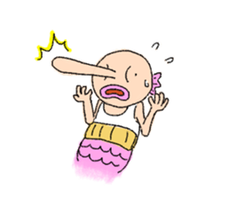 Old man of fish 2 sticker #5929741