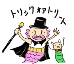 Old man of fish 2 sticker #5929746