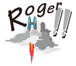 Mr.&Mrs.Rocket sticker #5929836