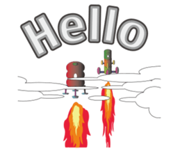 Mr.&Mrs.Rocket sticker #5929865