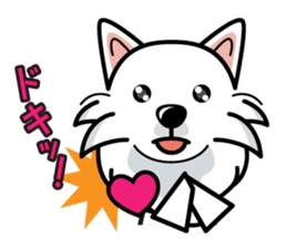 iinu - Japanese Spitz sticker #5929882