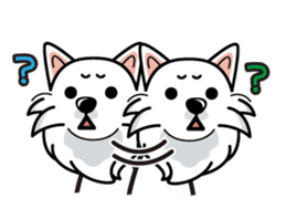 iinu - Japanese Spitz sticker #5929884