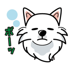 iinu - Japanese Spitz sticker #5929886