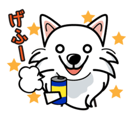 iinu - Japanese Spitz sticker #5929892