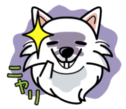 iinu - Japanese Spitz sticker #5929894