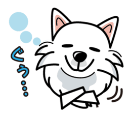 iinu - Japanese Spitz sticker #5929896