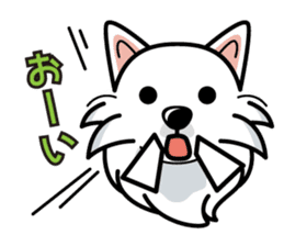 iinu - Japanese Spitz sticker #5929906