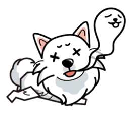 iinu - Japanese Spitz sticker #5929907