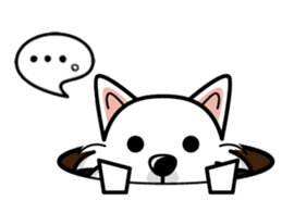 iinu - Japanese Spitz sticker #5929909
