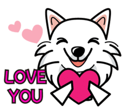 iinu - Japanese Spitz sticker #5929911