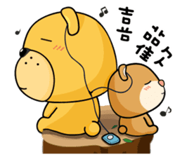 Munai Kuma and Friends 4 sticker #5930439