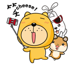Munai Kuma and Friends 4 sticker #5930461