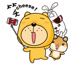 Munai Kuma and Friends 4 sticker #5930461
