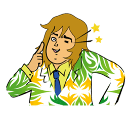 "GACHI" GUY! ~How cool he is!!~ sticker #5930683