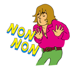 "GACHI" GUY! ~How cool he is!!~ sticker #5930685