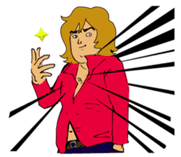 "GACHI" GUY! ~How cool he is!!~ sticker #5930711