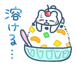 Animal summer Letter sticker #5931415