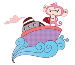 Cute Monkeys 2 sticker #5931634