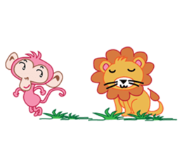 Cute Monkeys 2 sticker #5931636