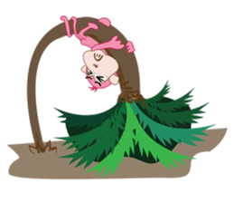 Cute Monkeys 2 sticker #5931638