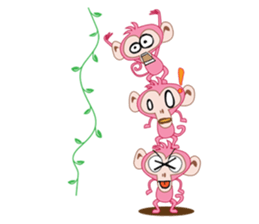 Cute Monkeys 2 sticker #5931639