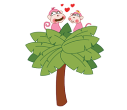 Cute Monkeys 2 sticker #5931646