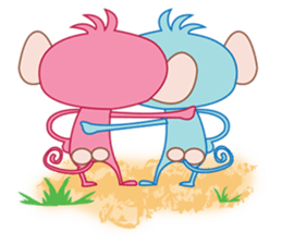 Cute Monkeys 2 sticker #5931650