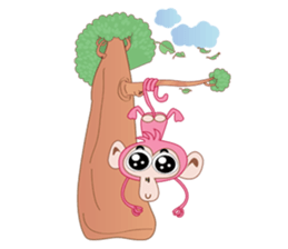 Cute Monkeys 2 sticker #5931653